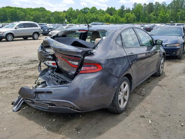 1C3CDFBB4FD281549 - 2015 DODGE DART SXT GRAY photo 4