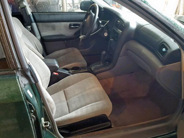 4S3BH635027306105 - 2002 SUBARU LEGACY L GREEN photo 5