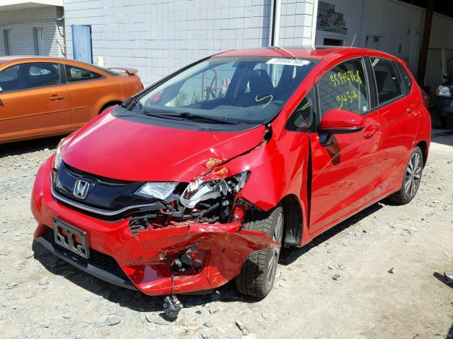 3HGGK5H86FM748856 - 2015 HONDA FIT EX RED photo 2