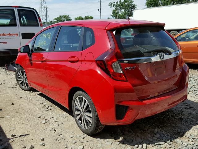 3HGGK5H86FM748856 - 2015 HONDA FIT EX RED photo 3