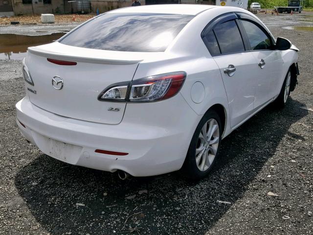 JM1BL1S65A1126583 - 2010 MAZDA 3 S WHITE photo 4