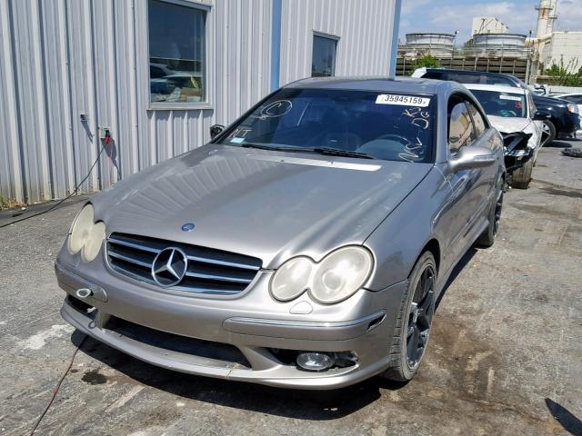 WDBTJ76H73F048899 - 2003 MERCEDES-BENZ CLK 55 AMG TAN photo 2