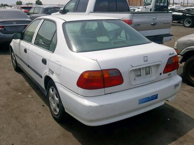 1HGEN1645YL000045 - 2000 HONDA CIVIC GX WHITE photo 3