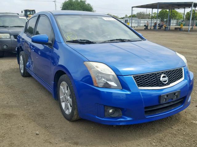 3N1AB6AP7CL702338 - 2012 NISSAN SENTRA 2.0 BLUE photo 1