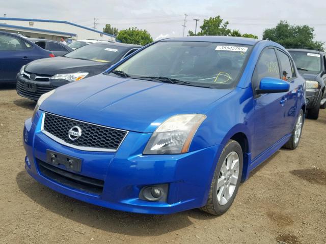 3N1AB6AP7CL702338 - 2012 NISSAN SENTRA 2.0 BLUE photo 2