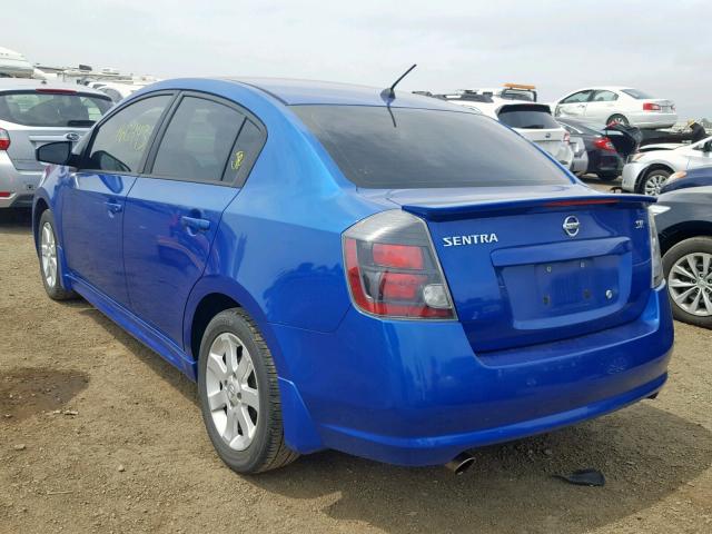 3N1AB6AP7CL702338 - 2012 NISSAN SENTRA 2.0 BLUE photo 3