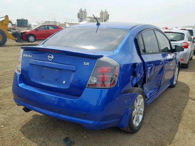 3N1AB6AP7CL702338 - 2012 NISSAN SENTRA 2.0 BLUE photo 4