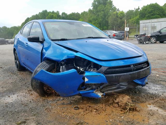 1C3CDFBB0FD278132 - 2015 DODGE DART SXT BLUE photo 1