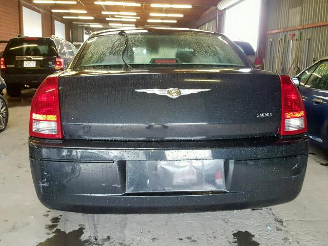 2C3KA43R36H476954 - 2006 CHRYSLER 300 BLACK photo 9