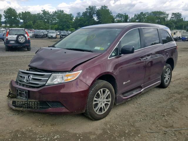 5FNRL5H49DB042421 - 2013 HONDA ODYSSEY EX  photo 2