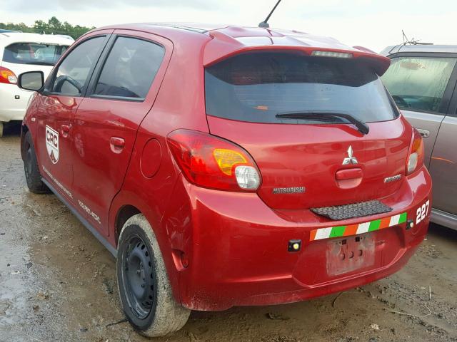 ML32A3HJ5FH060227 - 2015 MITSUBISHI MIRAGE DE RED photo 3