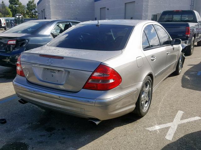 WDBUF56JX6A773735 - 2006 MERCEDES-BENZ E 350 GRAY photo 4