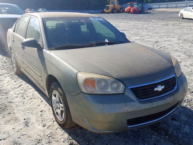 1G1ZS51F16F119210 - 2006 CHEVROLET MALIBU LS GREEN photo 1