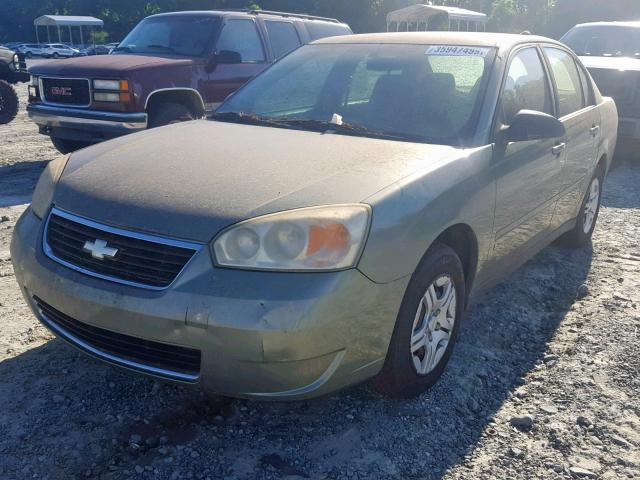 1G1ZS51F16F119210 - 2006 CHEVROLET MALIBU LS GREEN photo 2