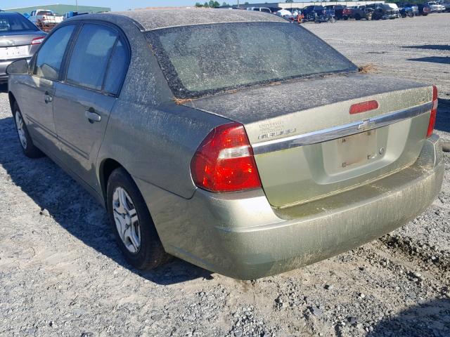 1G1ZS51F16F119210 - 2006 CHEVROLET MALIBU LS GREEN photo 3
