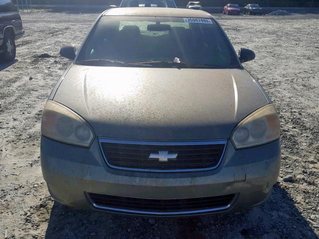 1G1ZS51F16F119210 - 2006 CHEVROLET MALIBU LS GREEN photo 9