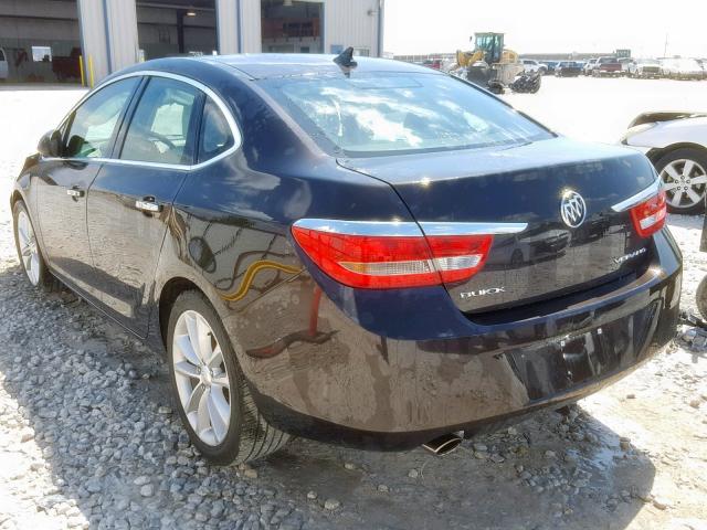 1G4PP5SK0C4197038 - 2012 BUICK VERANO BLACK photo 3