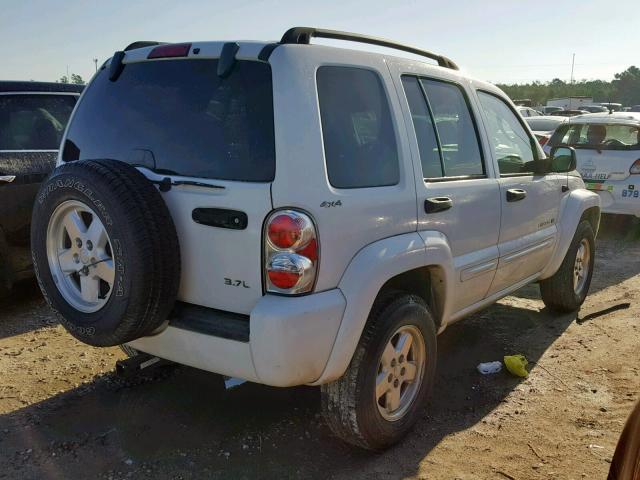 1J4GL58K52W202626 - 2002 JEEP LIBERTY LI WHITE photo 4