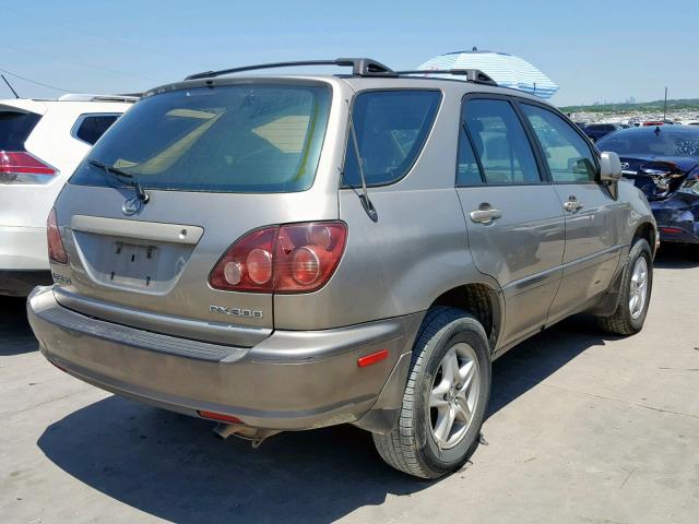 JT6GF10UXY0081825 - 2000 LEXUS RX 300 GOLD photo 4