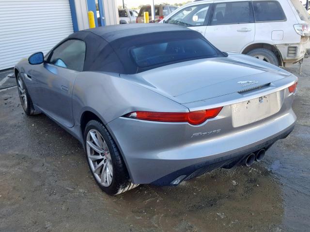 SAJWA6E79F8K14710 - 2015 JAGUAR F-TYPE GRAY photo 3