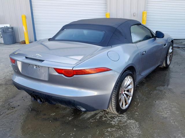 SAJWA6E79F8K14710 - 2015 JAGUAR F-TYPE GRAY photo 4