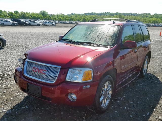 1GKET63M072227948 - 2007 GMC ENVOY DENA MAROON photo 2