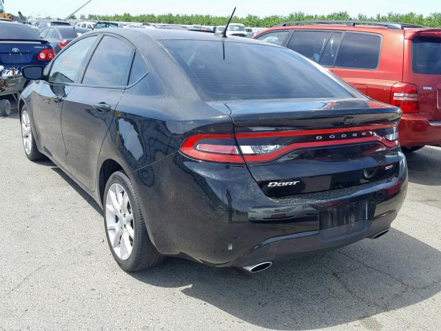 1C3CDFBA9DD331172 - 2013 DODGE DART SXT BLACK photo 3