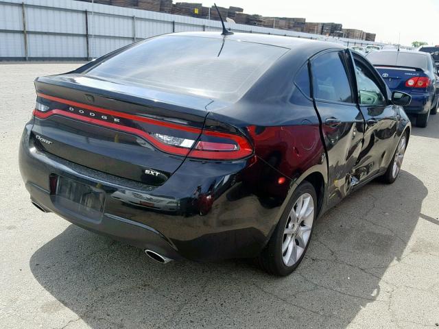 1C3CDFBA9DD331172 - 2013 DODGE DART SXT BLACK photo 4