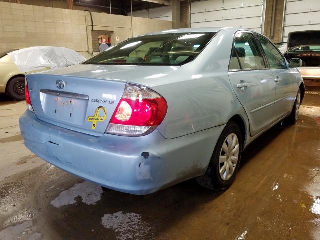 4T1BE32K85U966585 - 2005 TOYOTA CAMRY LE  photo 4