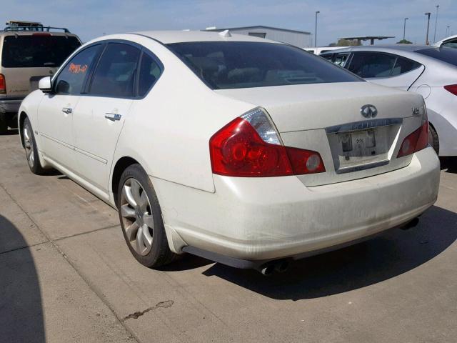 JNKAY01E87M302404 - 2007 INFINITI M35 BASE WHITE photo 3