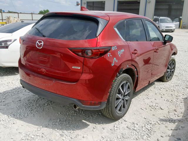 JM3KFADM8J0386136 - 2018 MAZDA CX-5 GRAND RED photo 4