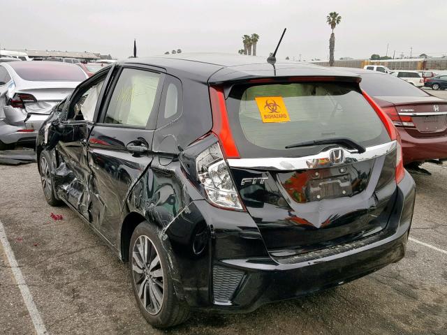 JHMGK5H7XGX021445 - 2016 HONDA FIT EX BLACK photo 3