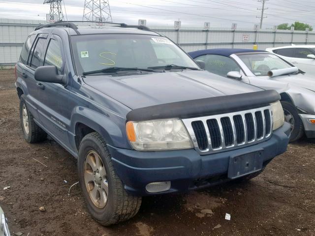 1J4GW48S91C721034 - 2001 JEEP GRAND CHER BLUE photo 1