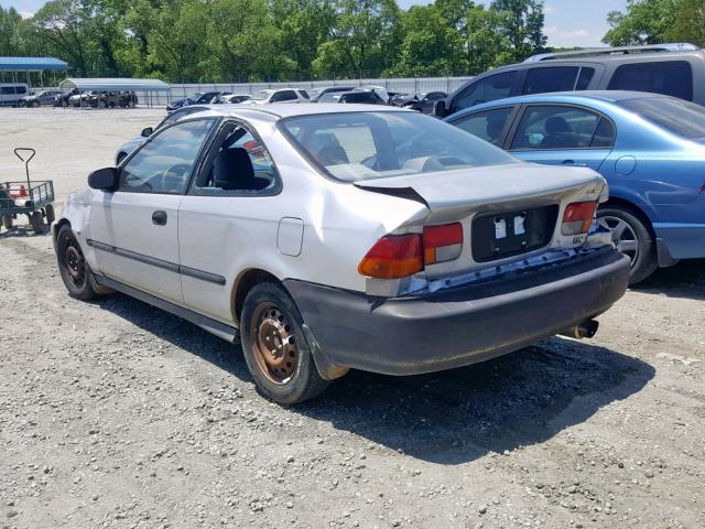 1HGEJ6129VL808490 - 1997 HONDA CIVIC DX SILVER photo 3