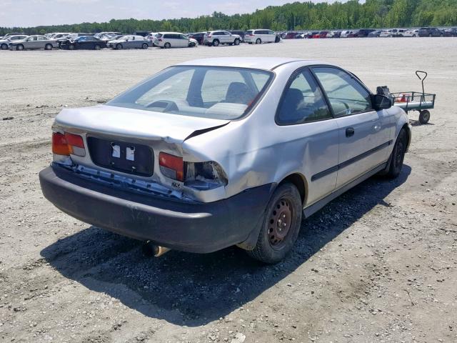 1HGEJ6129VL808490 - 1997 HONDA CIVIC DX SILVER photo 4