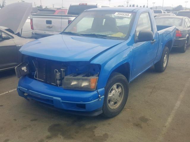 1GCCS149978132403 - 2007 CHEVROLET COLORADO BLUE photo 2