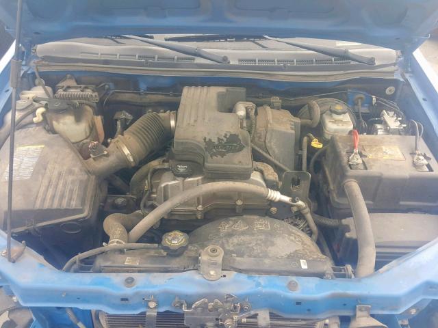 1GCCS149978132403 - 2007 CHEVROLET COLORADO BLUE photo 7