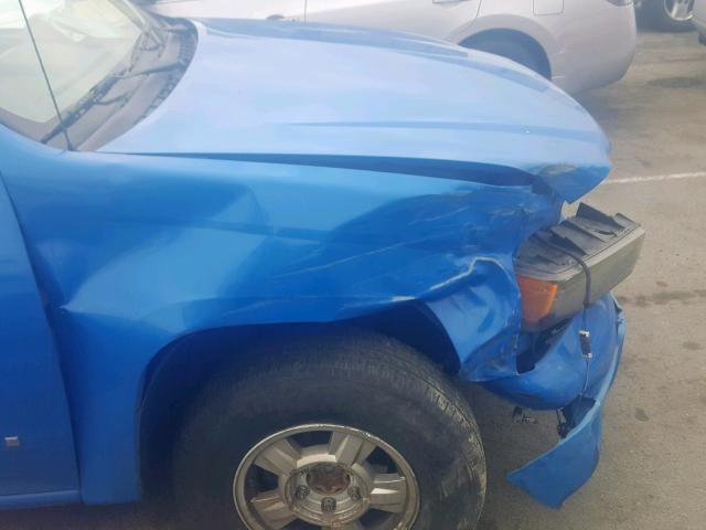 1GCCS149978132403 - 2007 CHEVROLET COLORADO BLUE photo 9