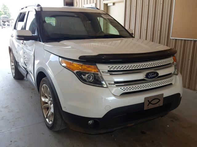 1FM5K7F86DGA65451 - 2013 FORD EXPLORER L WHITE photo 1