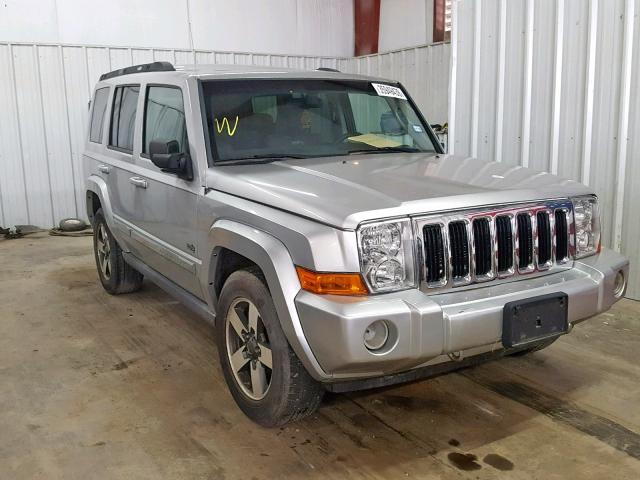 1J8HG48K46C332485 - 2006 JEEP COMMANDER SILVER photo 1