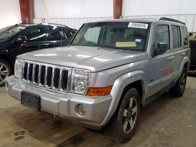 1J8HG48K46C332485 - 2006 JEEP COMMANDER SILVER photo 2