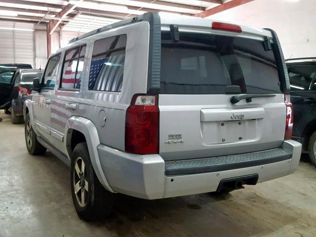 1J8HG48K46C332485 - 2006 JEEP COMMANDER SILVER photo 3