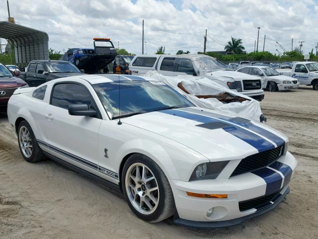 1ZVHT88S885164199 - 2008 FORD MUSTANG SH WHITE photo 1