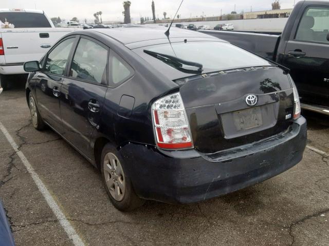 JTDKB20UX53127037 - 2005 TOYOTA PRIUS BLACK photo 3