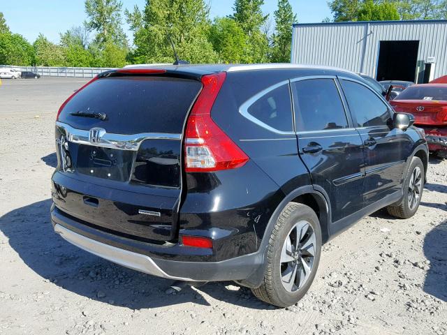 5J6RM3H95GL010882 - 2016 HONDA CR-V TOURI BLACK photo 4