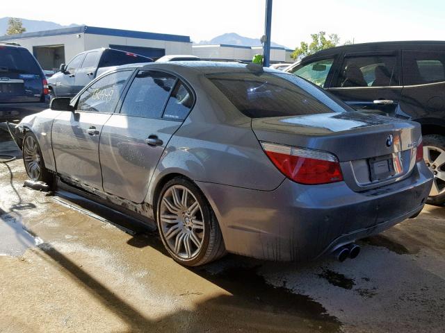 WBANW53548CT50246 - 2008 BMW 550 I GRAY photo 3