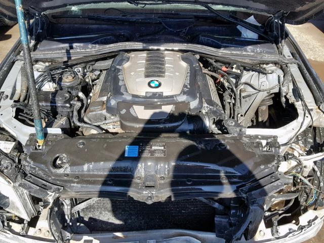 WBANW53548CT50246 - 2008 BMW 550 I GRAY photo 7