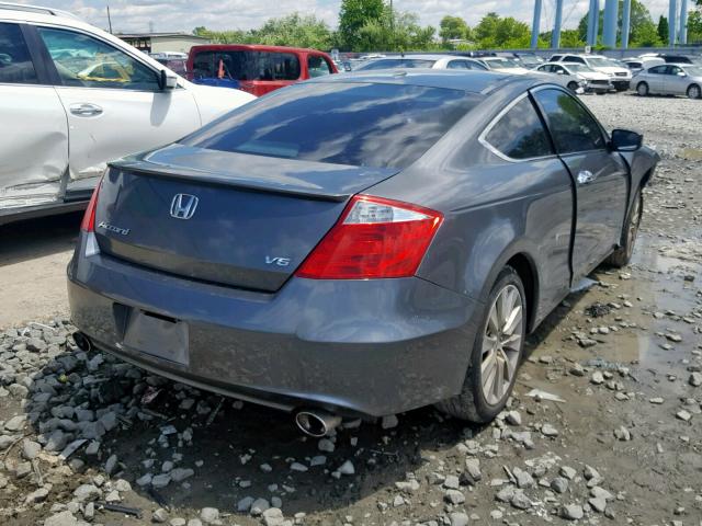 1HGCS2B81AA002133 - 2010 HONDA ACCORD EXL GRAY photo 4