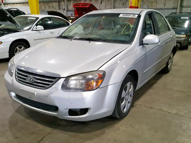 KNAFE222395641131 - 2009 KIA SPECTRA EX SILVER photo 2