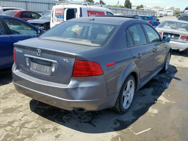 19UUA66226A044385 - 2006 ACURA 3.2TL GRAY photo 4